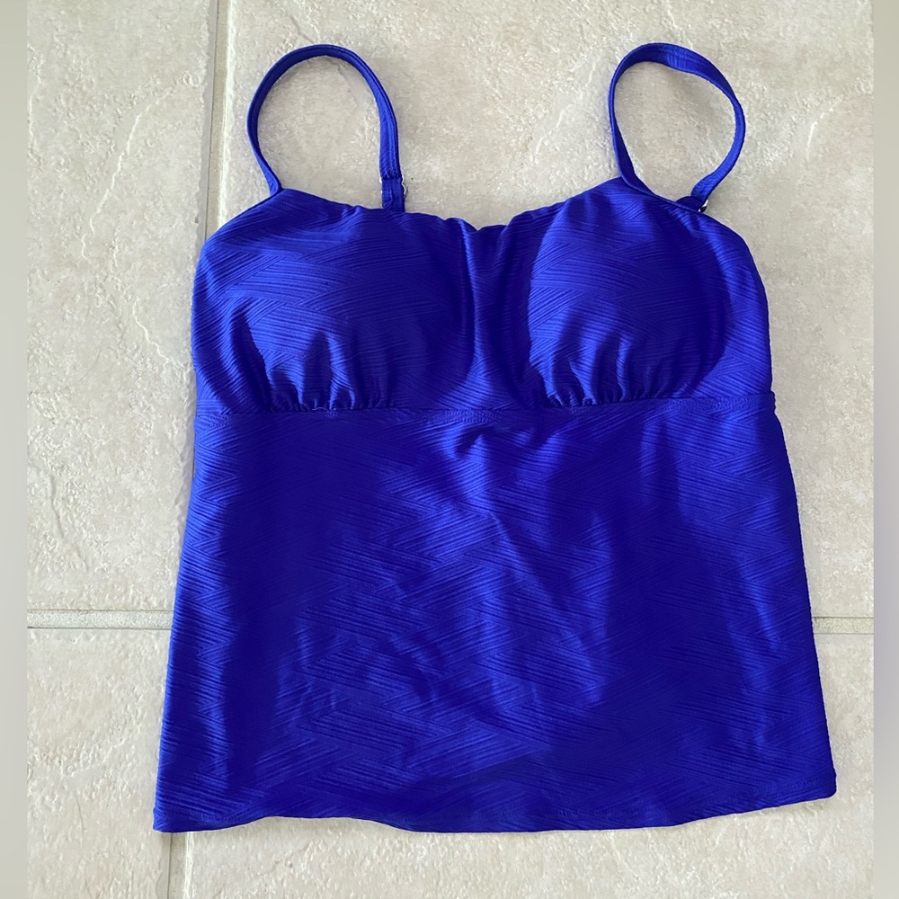 Royal Blue Venus Tankini Swimsuit Top - Size 12